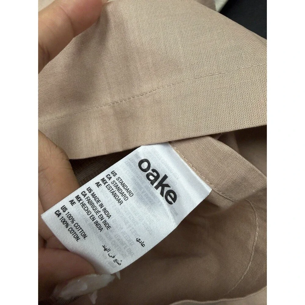 Oake Concentric Squares Matelasse FULL / QUEEN Duvet Cover + 2 Standard Shams